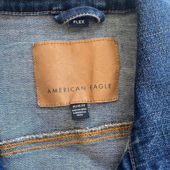 American Eagle Jean Denim Jacket - Picture 3 of 9